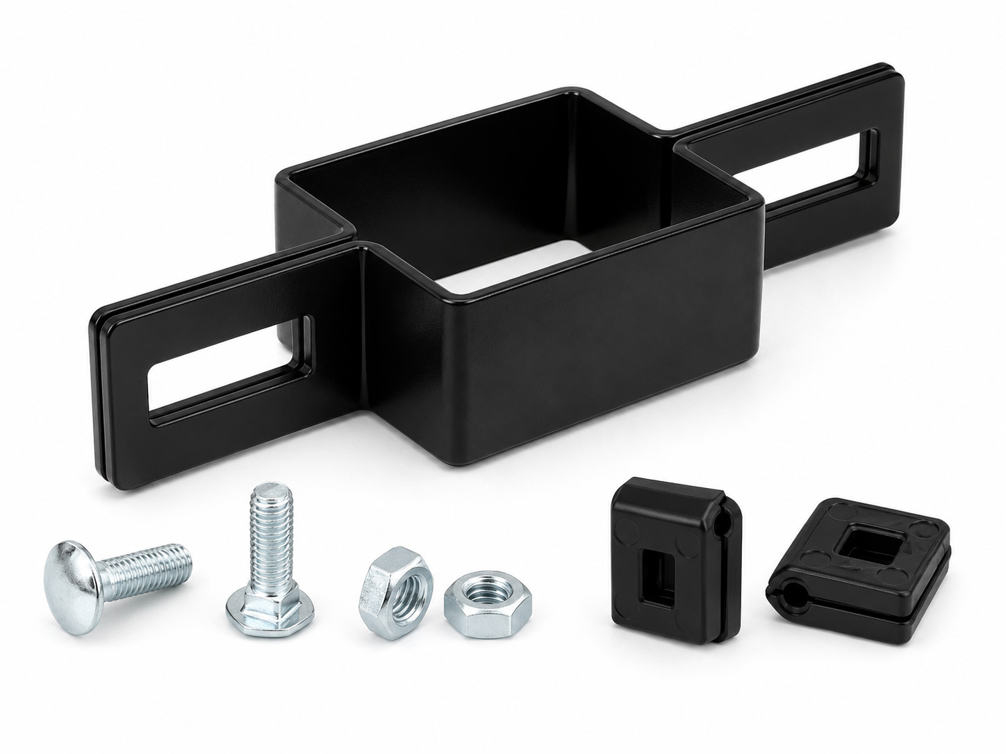 Mittelschellen-Sets für Doppelstabmattenzäune
