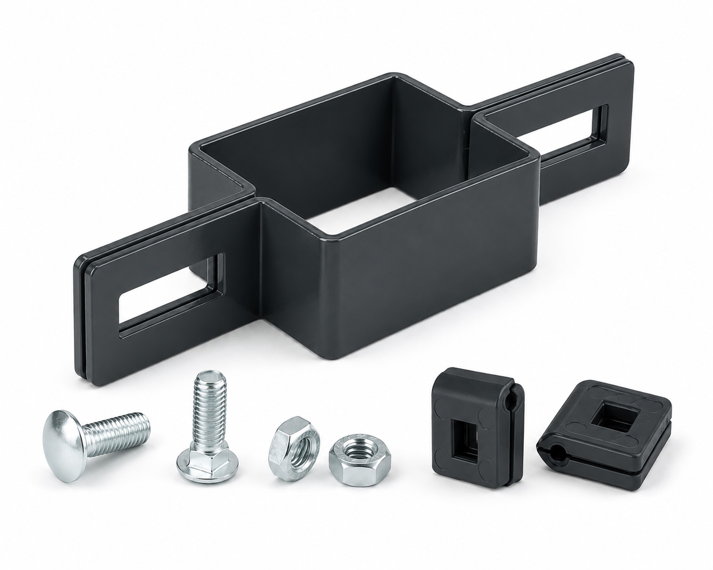 Mittelschellen-Sets für Doppelstabmattenzäune