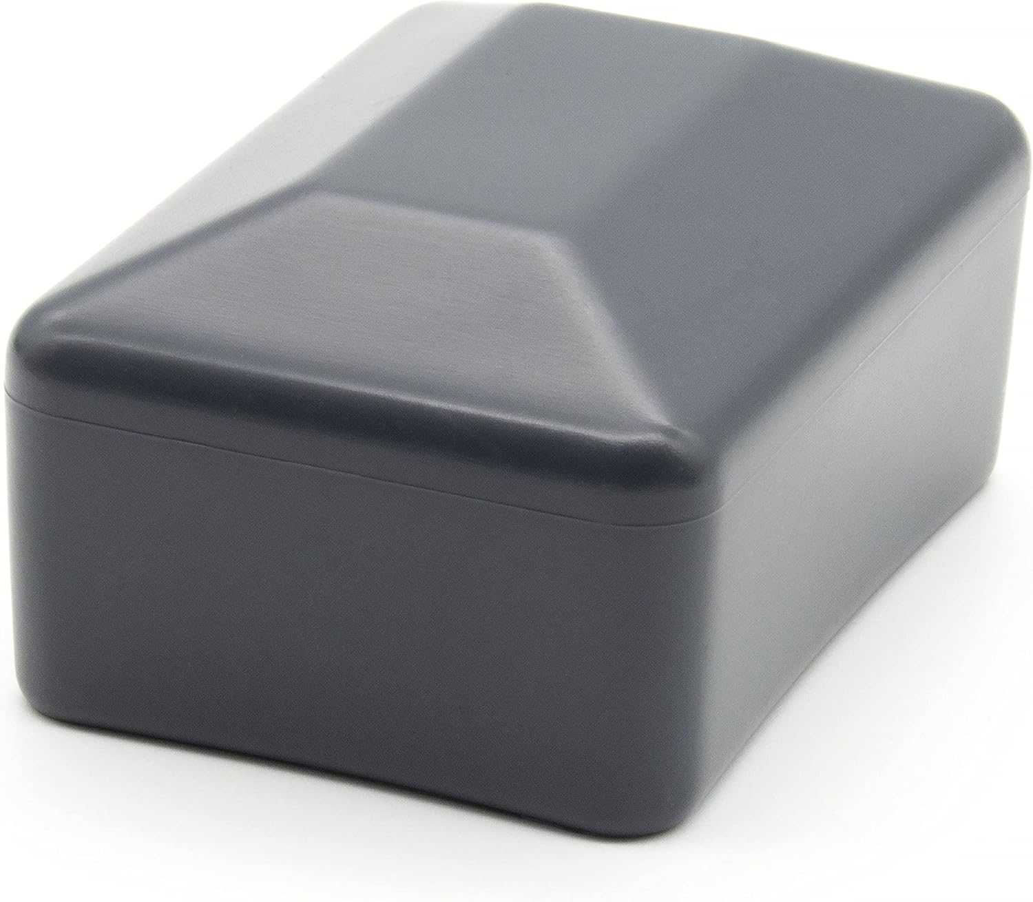 Fence post caps for rectangular tubes