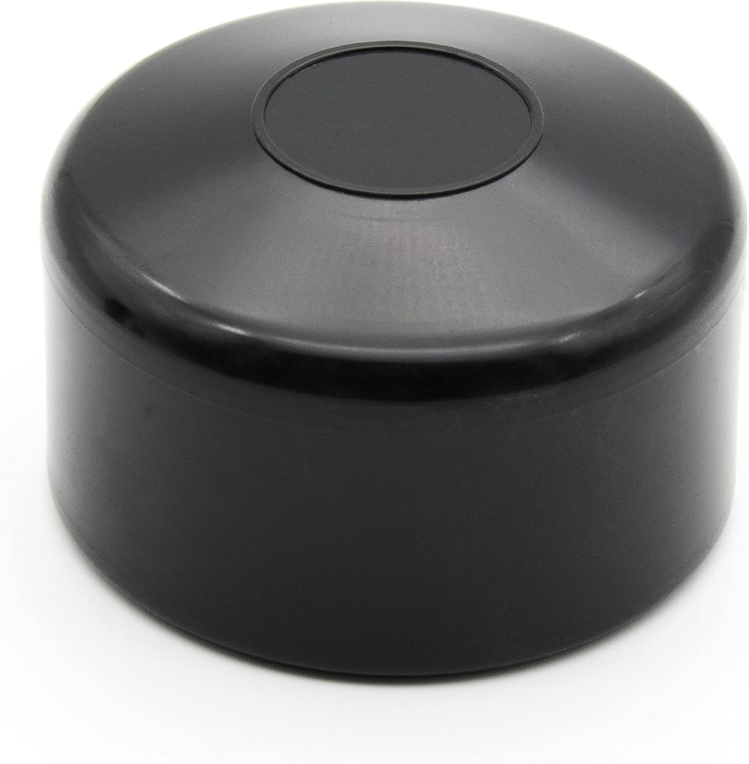 Fence post caps for round tubes